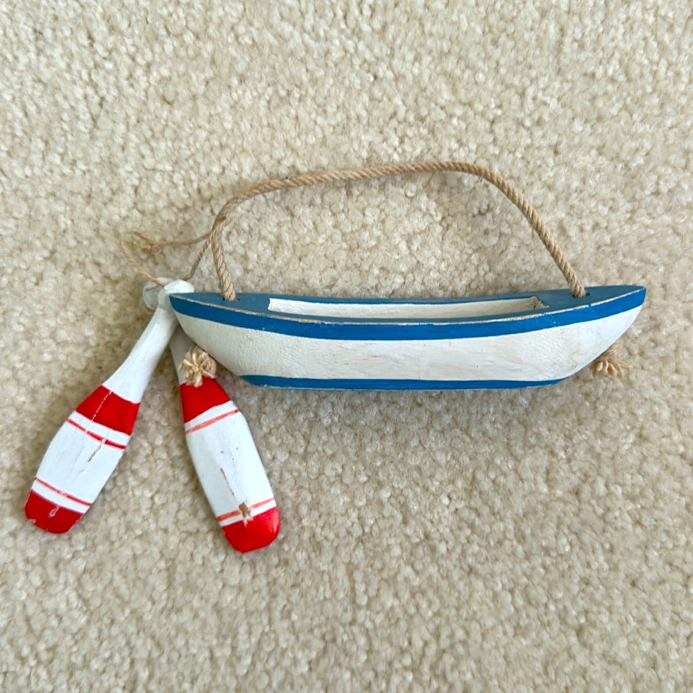 Rowboat Ornament 🚣